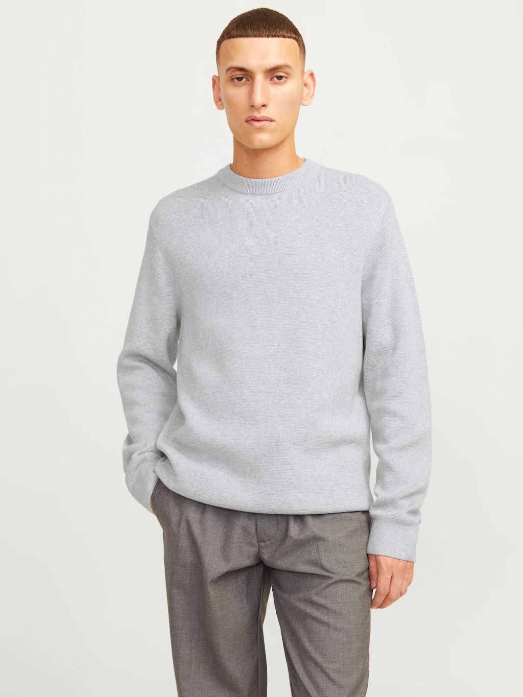 Bild von Jack & Jones Strickpullover »JPRBLAMILANO STITCH KNIT CREW NECK SN«
