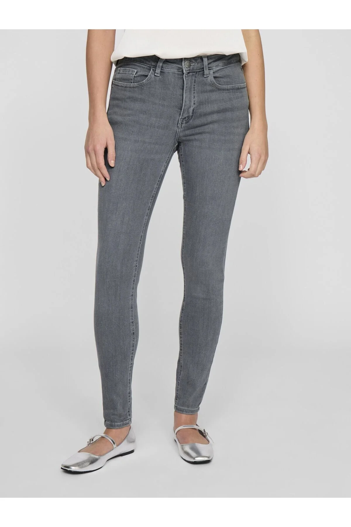 Bild von VILA Skinny Fit Jeans Mit Normaler Taille für Damen - S/32