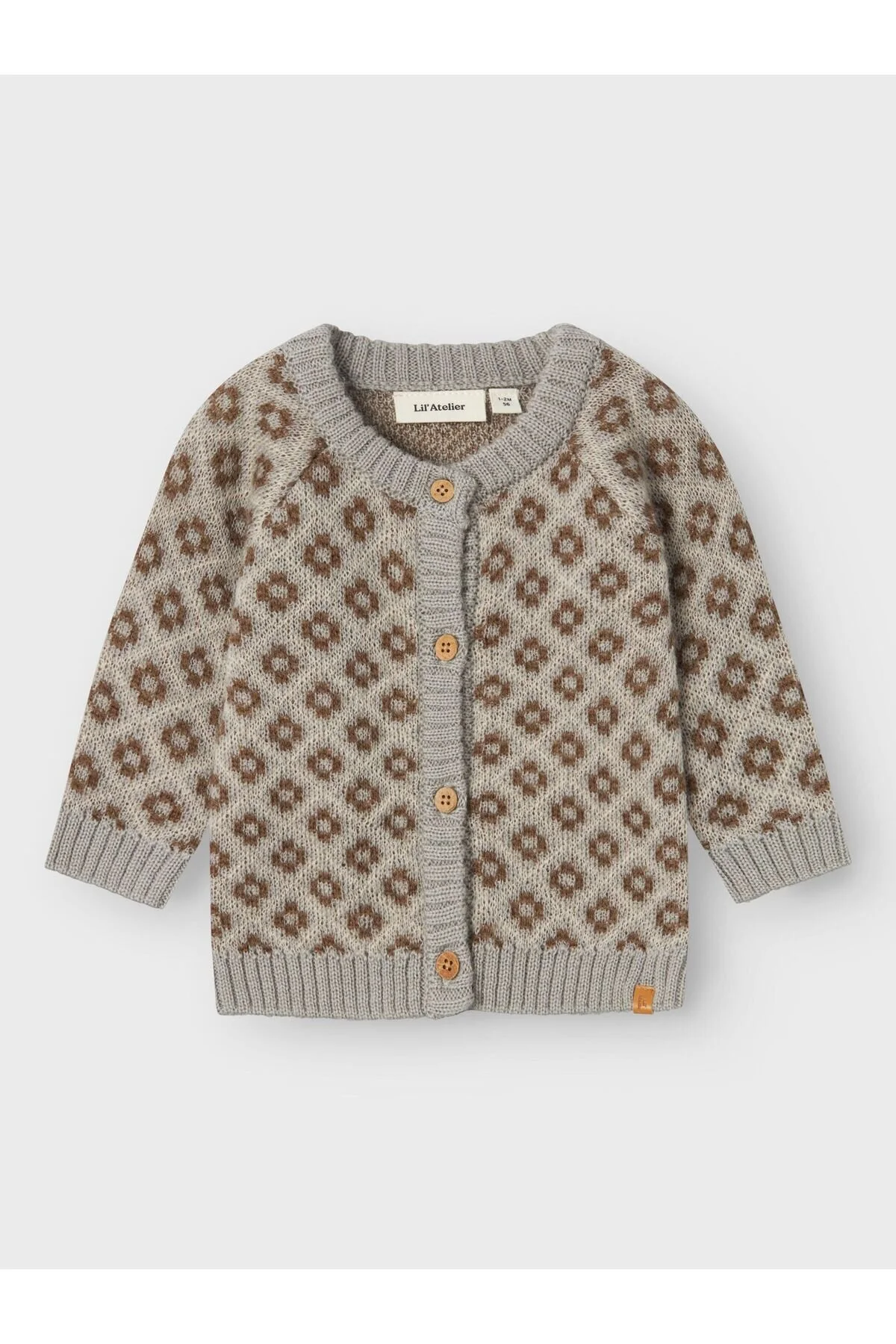 Bild von Lil' Atelier Baby Strickjacke Merinowolle - 74