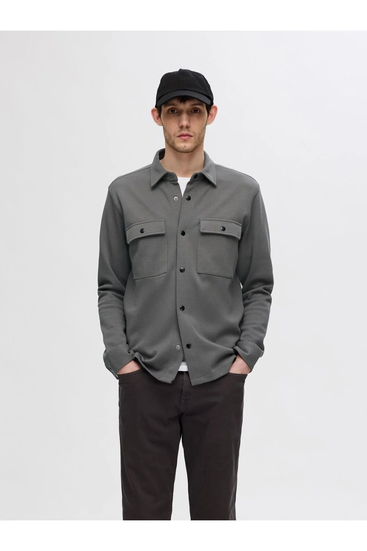 Bild von Selected Homme Overshirt Klassisches für Herren - M