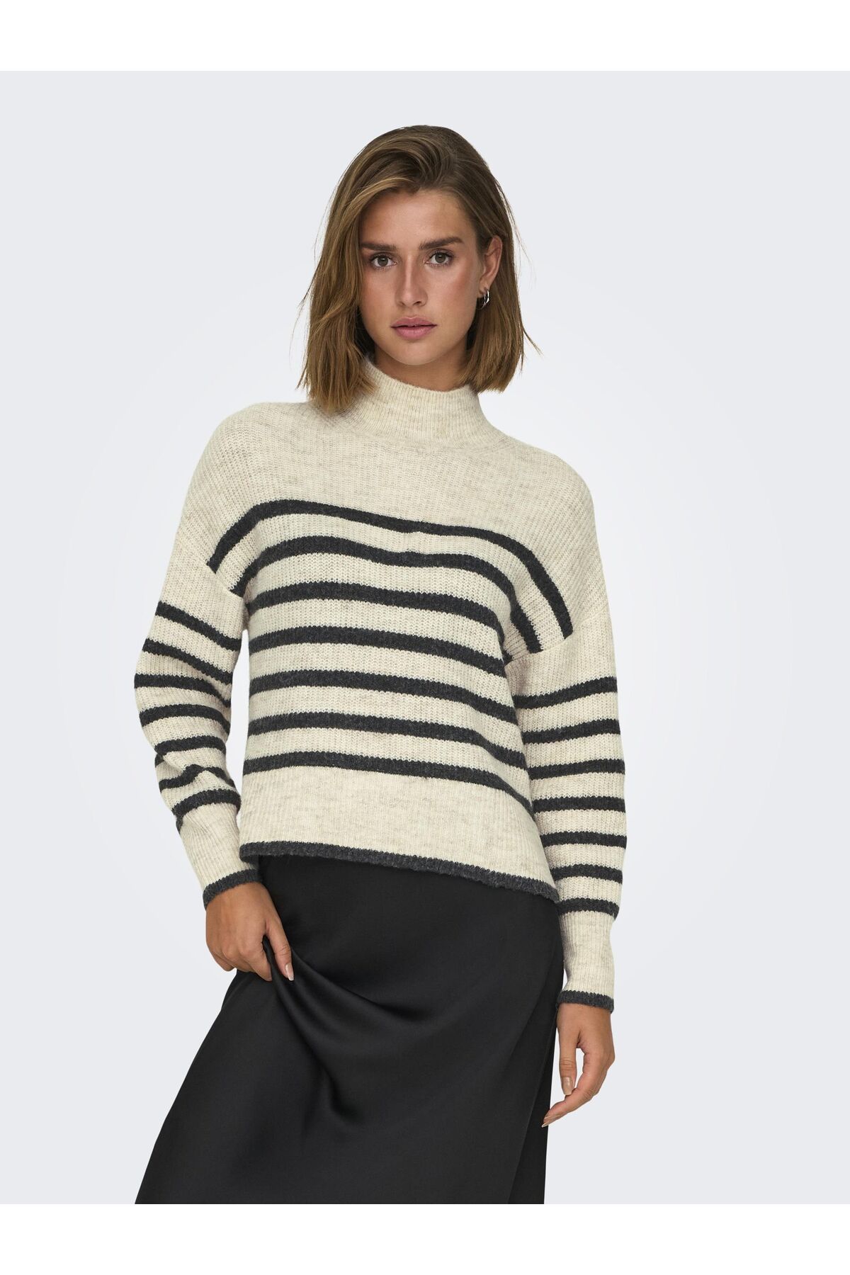 Bild von ONLY Stehkragenpullover ONLFridi (1-tlg) Plain/ohne Details