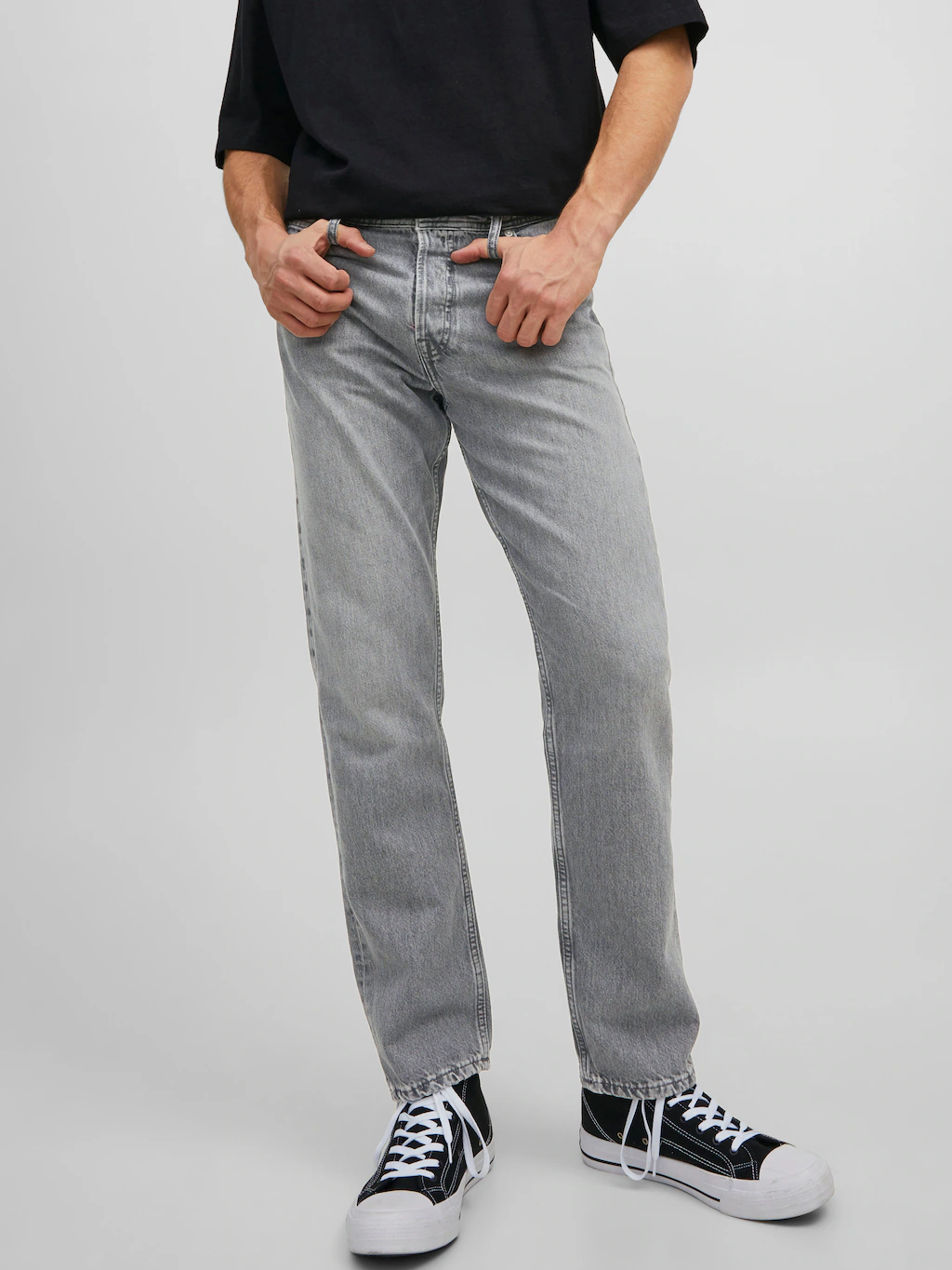 Bild von JACK&JONES PLUS Herren JJICHRIS JJORIGNIAL MF 928 NOOS PLS Jeans, Grey Denim, 40 W/34 L