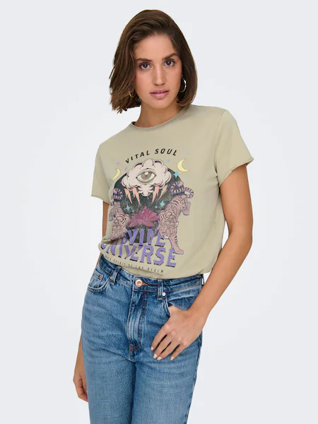 Bild von ONLY Kurzarmshirt »ONLLUCY LIFE S/S EYE TOP BOX JRS«