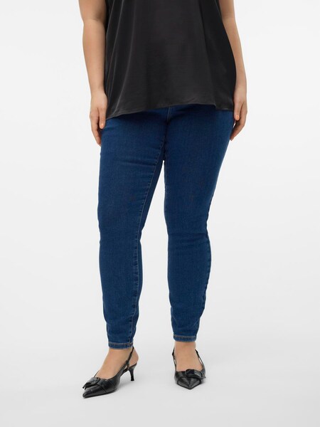 Bild von Vero Moda Curve Skinny-fit-Jeans »VMCELLY MR SKINNY JEANS BLUE CUR NOOS«