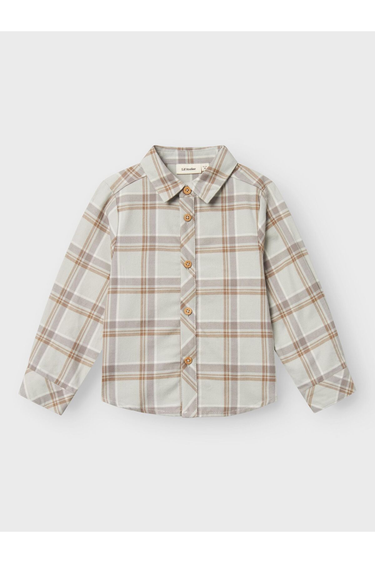 Bild von Lil' Atelier Hemd Grau Regular Fit für Herren - 98