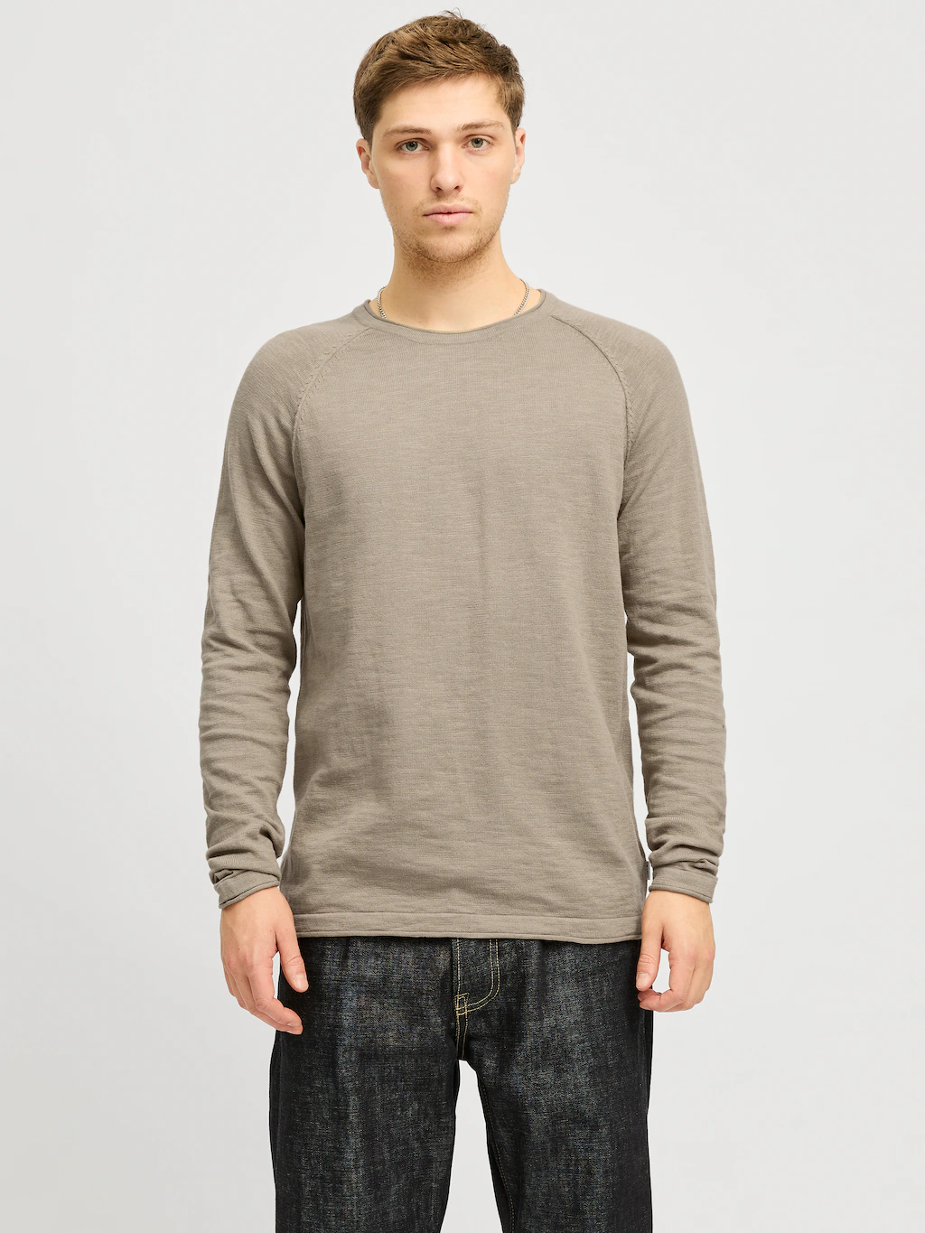 Bild von Jack & Jones Rundhalspullover »JJEBREEZE KNIT CREW NECK SN«, mit Rundhalsausschnitt