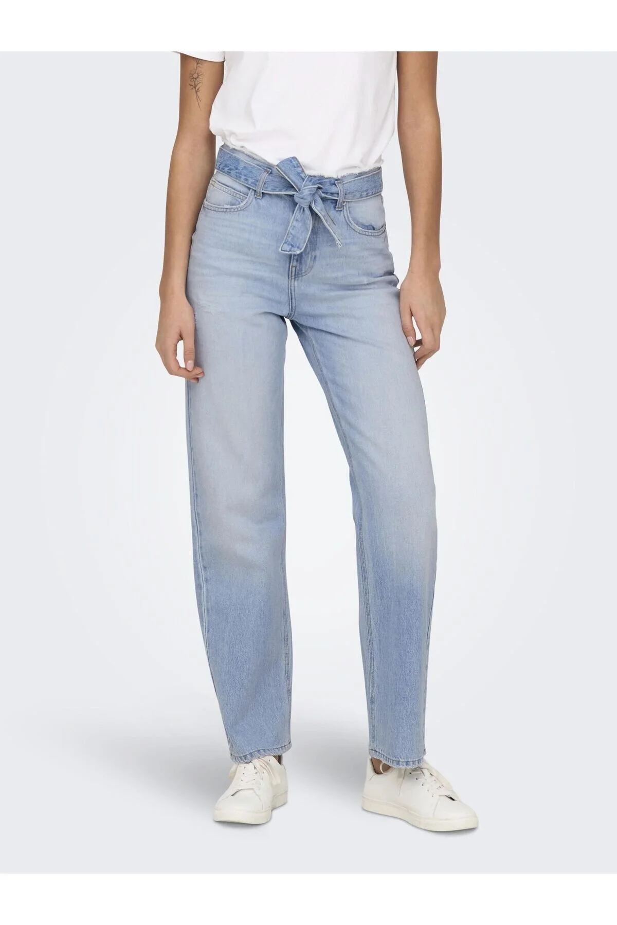 Bild von Only Straight-fit Jeans Onlmaddie Hohe Taille Weiter Beinschnitt Jeans für Damen - 27/32