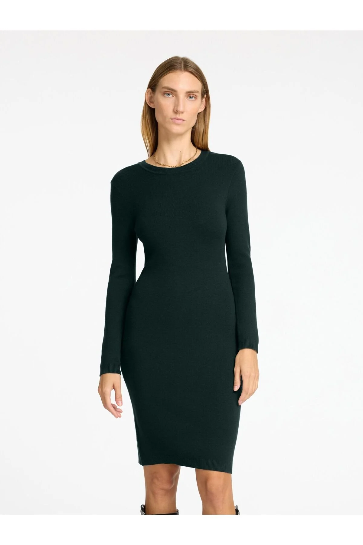 Bild von Selected Femme Strickkleid Midi für Damen - S