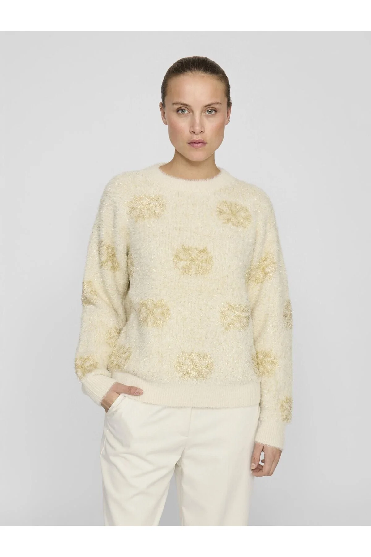 Bild von VILA Weihnachtspullover Strick für Damen - L