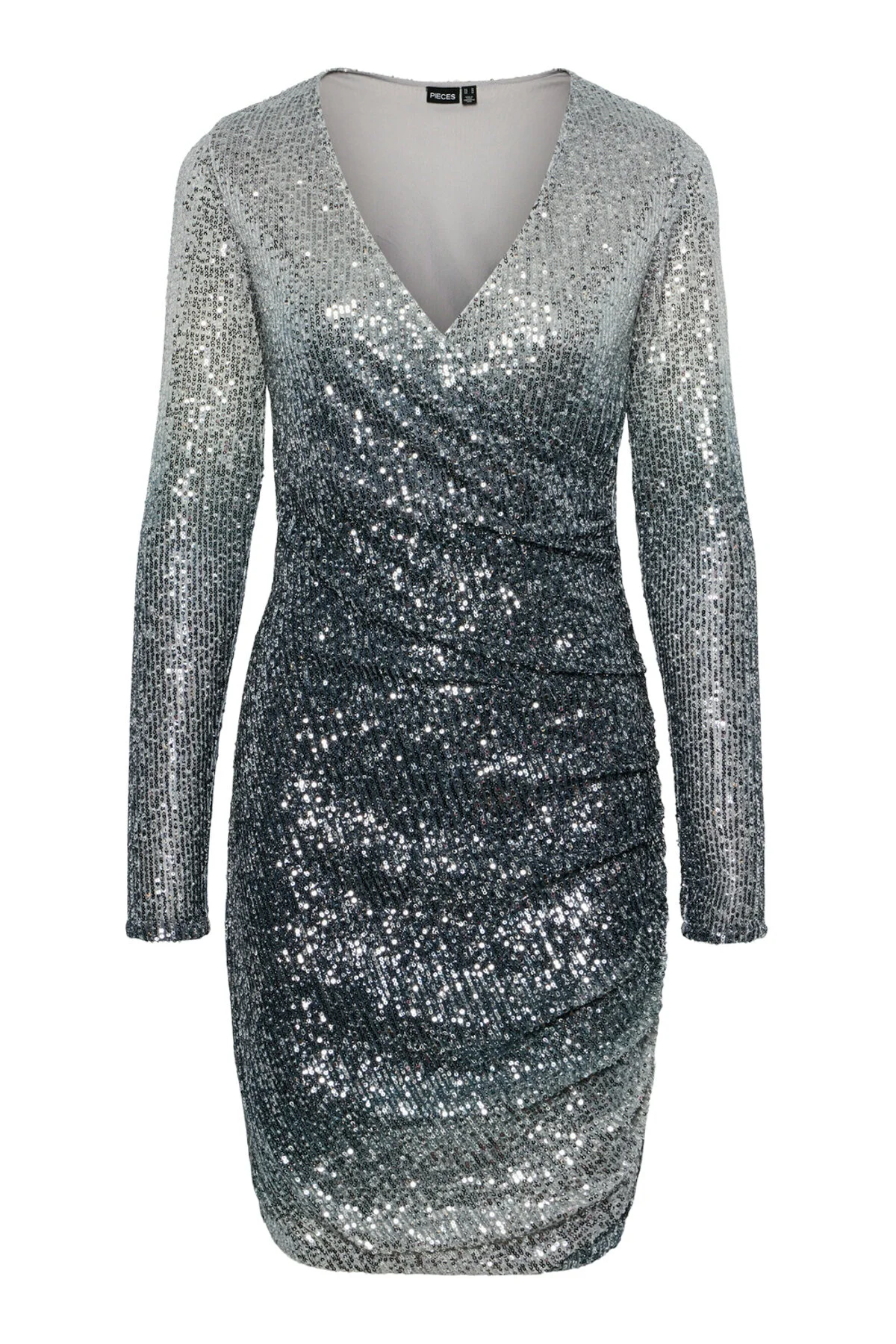 Bild von PIECES Neues Jrs-wickelkleid Von Pcdelphia Ls für Damen - XL