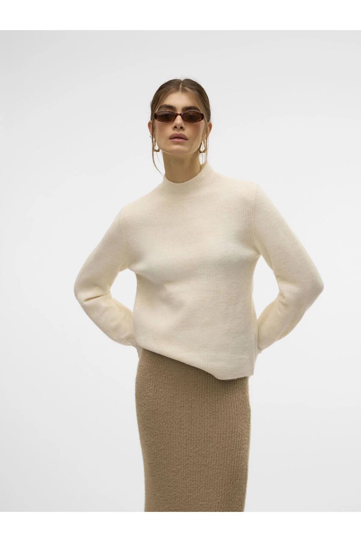 Bild von Vero Moda Strickjacke Grau Regular Fit für Damen - XL