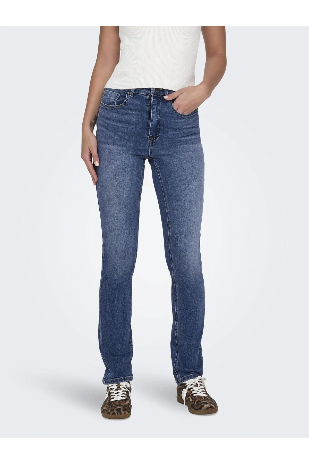 Bild von Only Slim Fit Jeans Onlwillow Hohe Taille Slim Jeans für Damen - 28/32