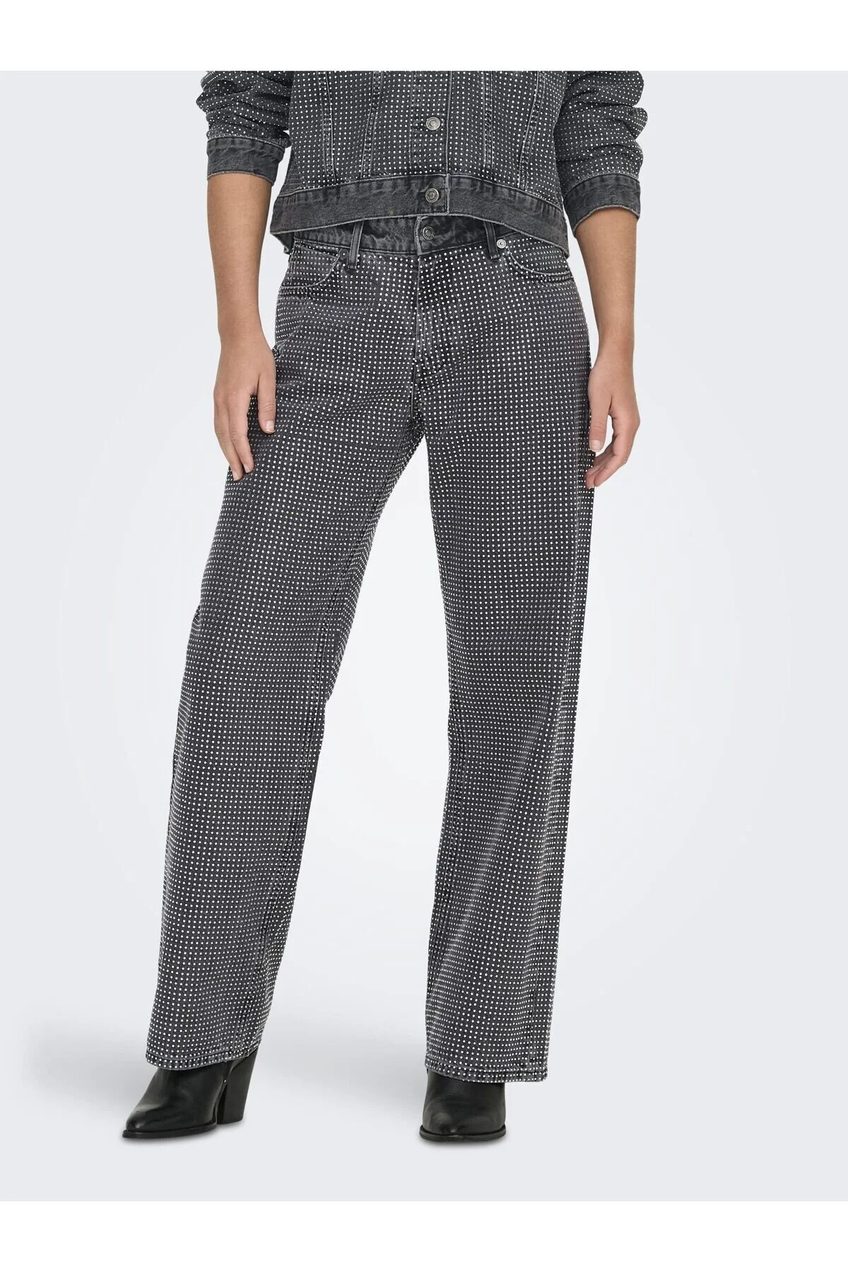 Bild von Only Jeans Mit Weitem Bein Onlhudson Weiter Beinschnitt Jeans für Damen - 25/30