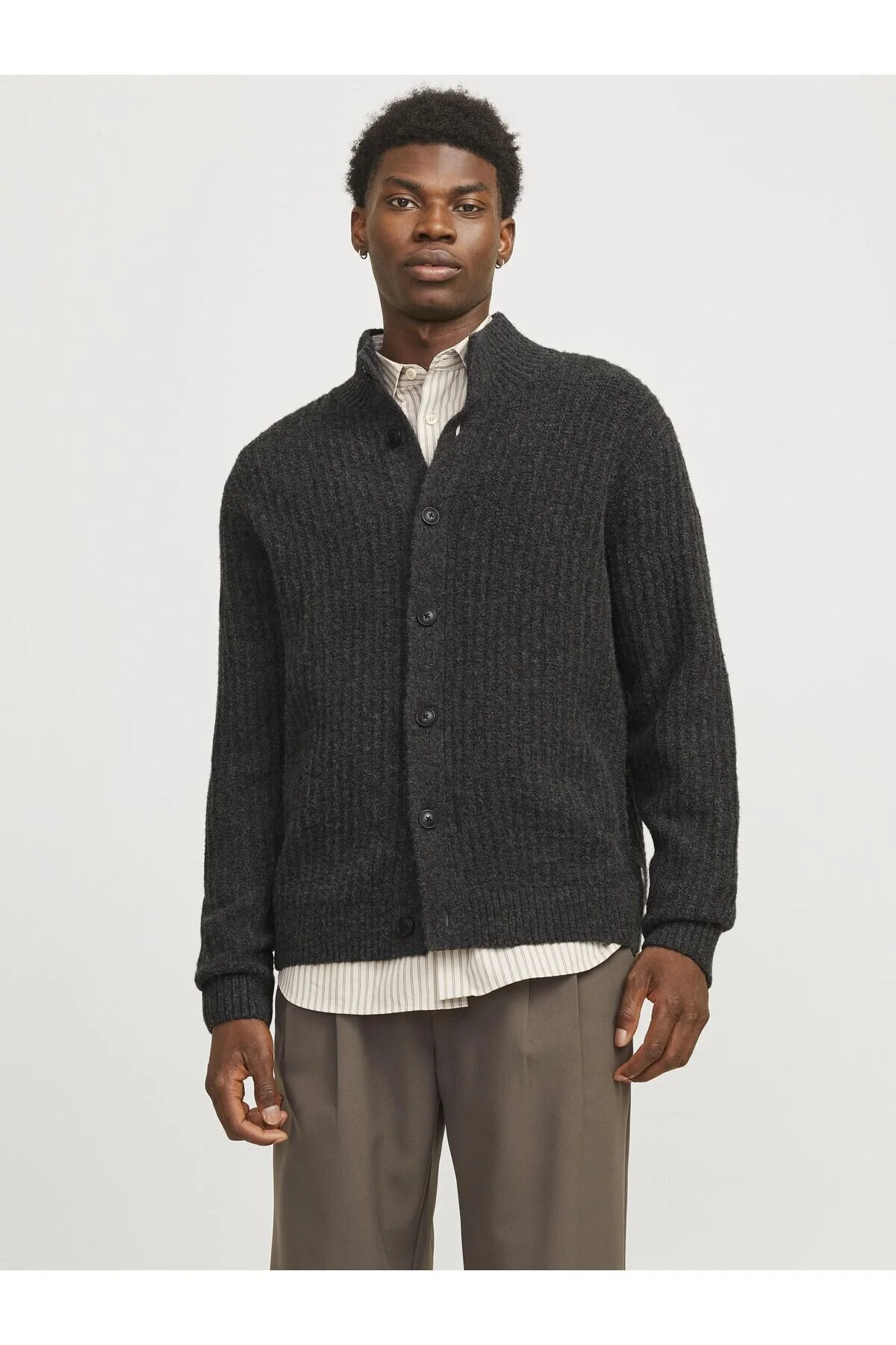 Bild von Jack & Jones Premium Strickjacke Einfarbig für Herren - XS