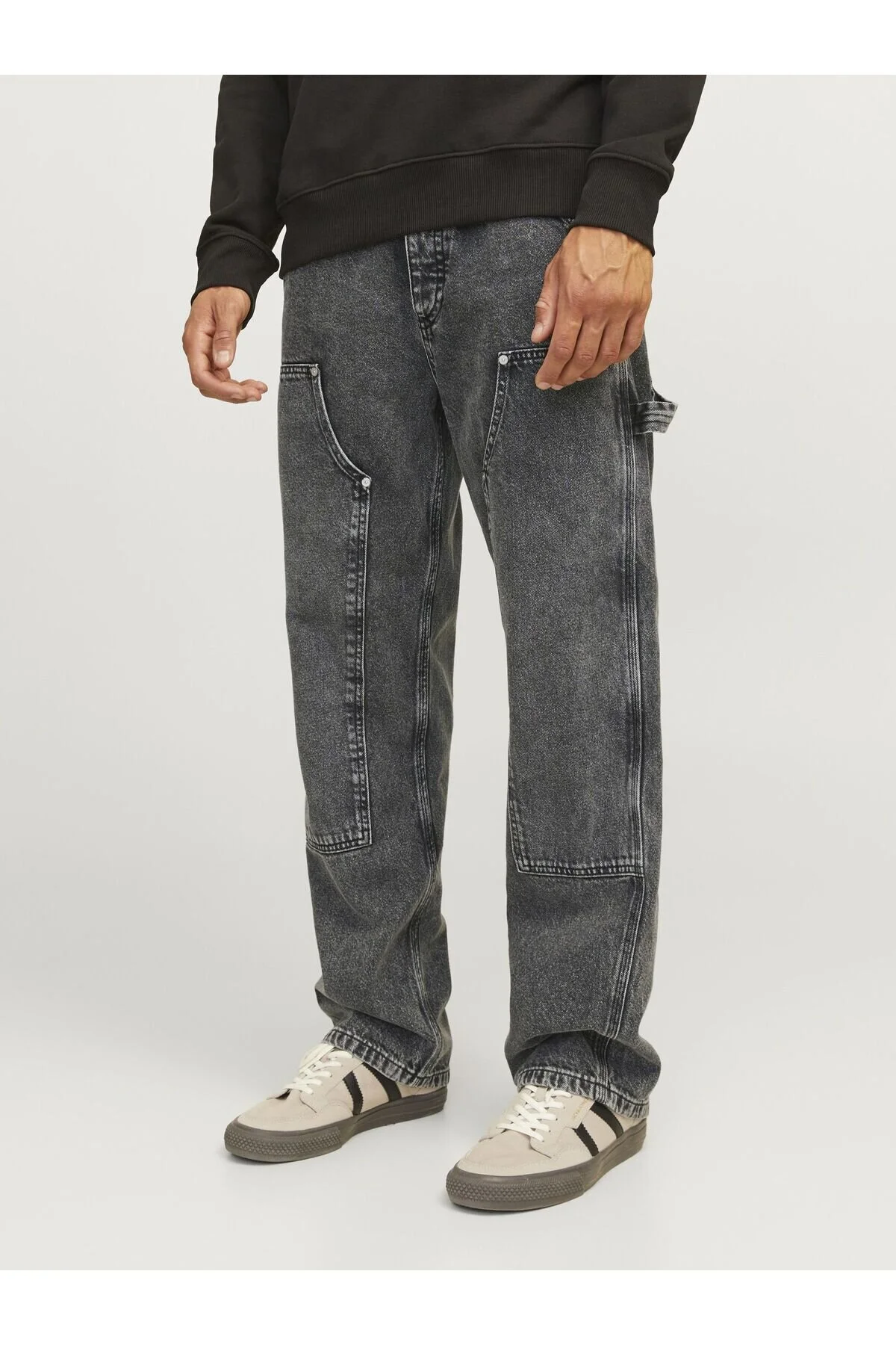 Bild von Jack & Jones Locker Geschnitten Jjieddie Jjpainter Sq 734 Locker Geschnitten für Herren - 32/32