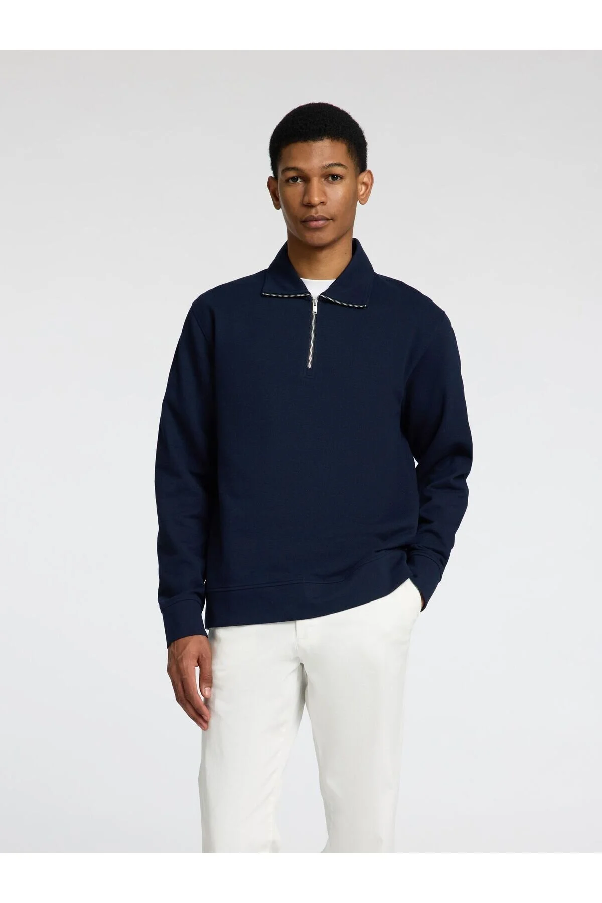 Bild von Selected Homme Sweatshirt Mit Reißverschluss 100% Baumwoll für Herren - M