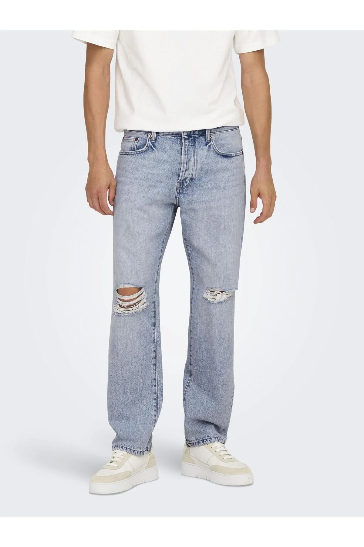 Bild von Only & Sons Normal Geschnittene Jeans Onsedge Mittlere Taille Gerade Geschnittene Jeans für Herren - 30 - 32