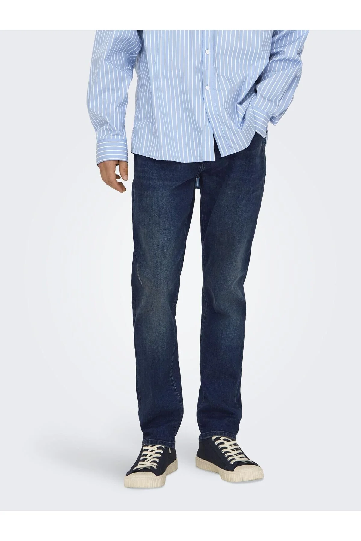 Bild von Only & Sons Slim Fit Jeans Onsweft Mittlere Taille Normal Geschnittene Jeans für Herren - 36/32