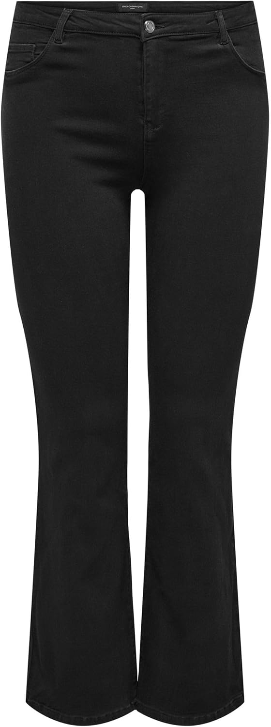 Bild von Only Carmakoma Flared Fit Jeans Cartunder Mittlere Taille Ausgestellt Jeans für Damen - 50/32