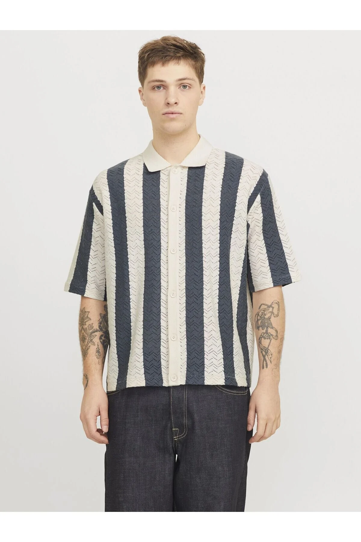 Bild von Jack & Jones Poloshirt Einfarbig Poloshirt für Herren - L