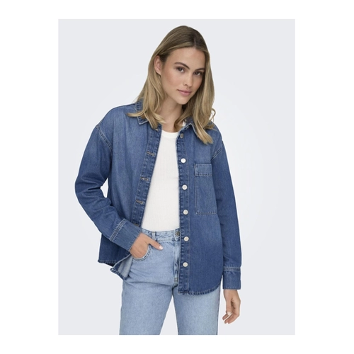 Bild von ONLY Female Jeanshemd ONLESTELLE - Stilvolles Damenhemd in Blau