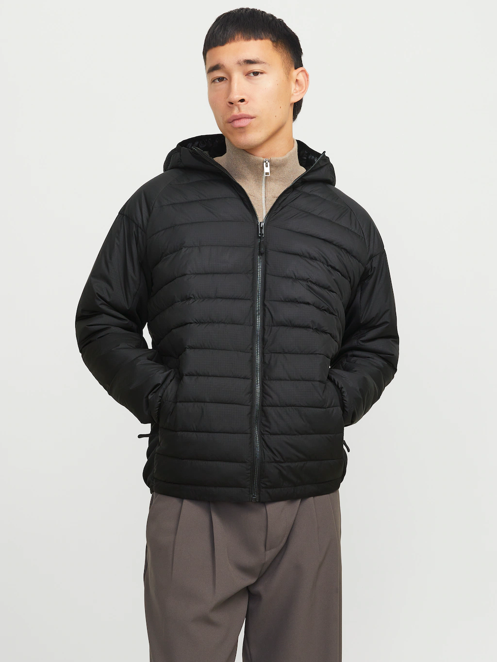 Bild von Jack & Jones Steppjacke »JJESTATE HYBRID JACKET NOOS«, mit Kapuze, mit Kapuze