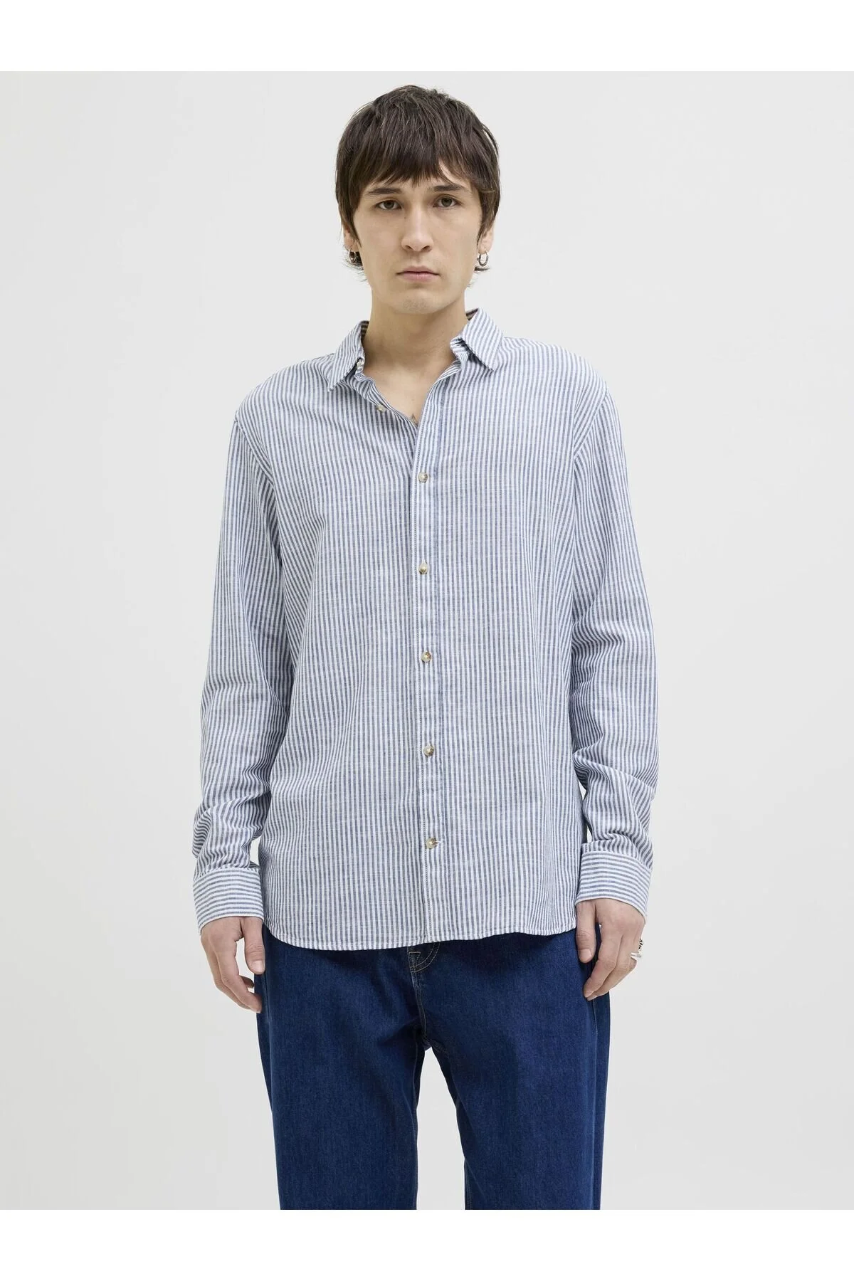 Bild von Jack & Jones Langarmhemd »JJESUMMER SHIRT LS SN«, mit Hemdkragen