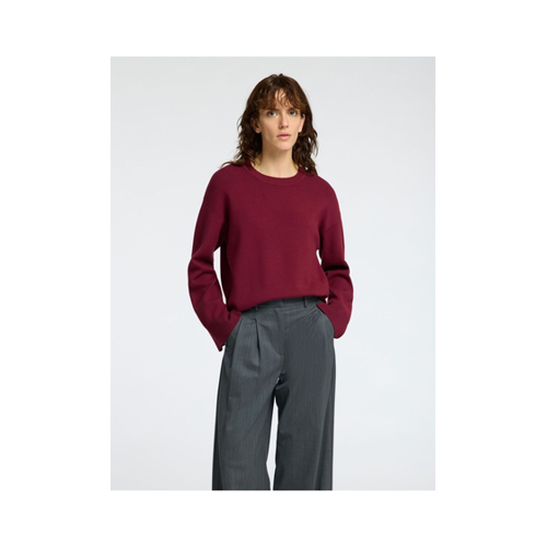 Bild von Selected Femme Pullover mit Rundhalsausschnitt für Damen – Lila