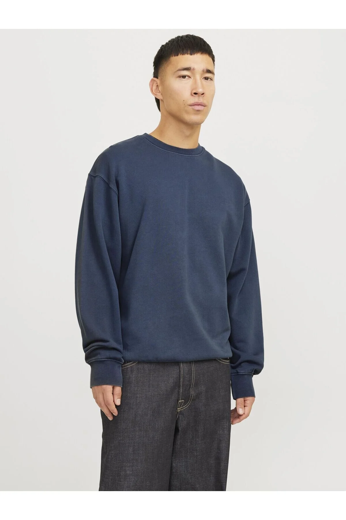 Bild von Jack & Jones Sweatshirt »JJECHARGE FADED SWEAT CREW NECK NOOS«, mit Rippbündchen