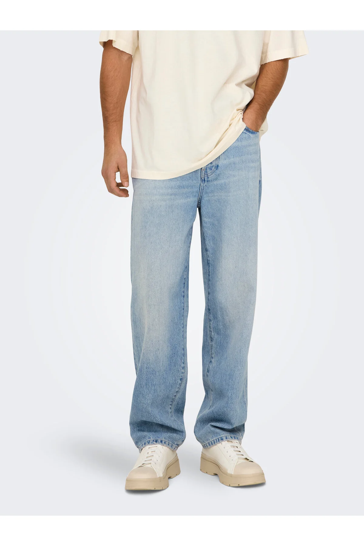 Bild von Only & Sons Onsfade Loose Lb 2330 Tai Dnm Noos Hellblauer Denim für Herren - 33/34