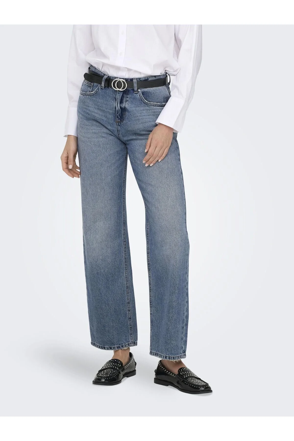 Bild von Only Straight-fit-jeans Onlella Mittlere Taille Gerade Geschnittene Jeans für Damen - XL/30