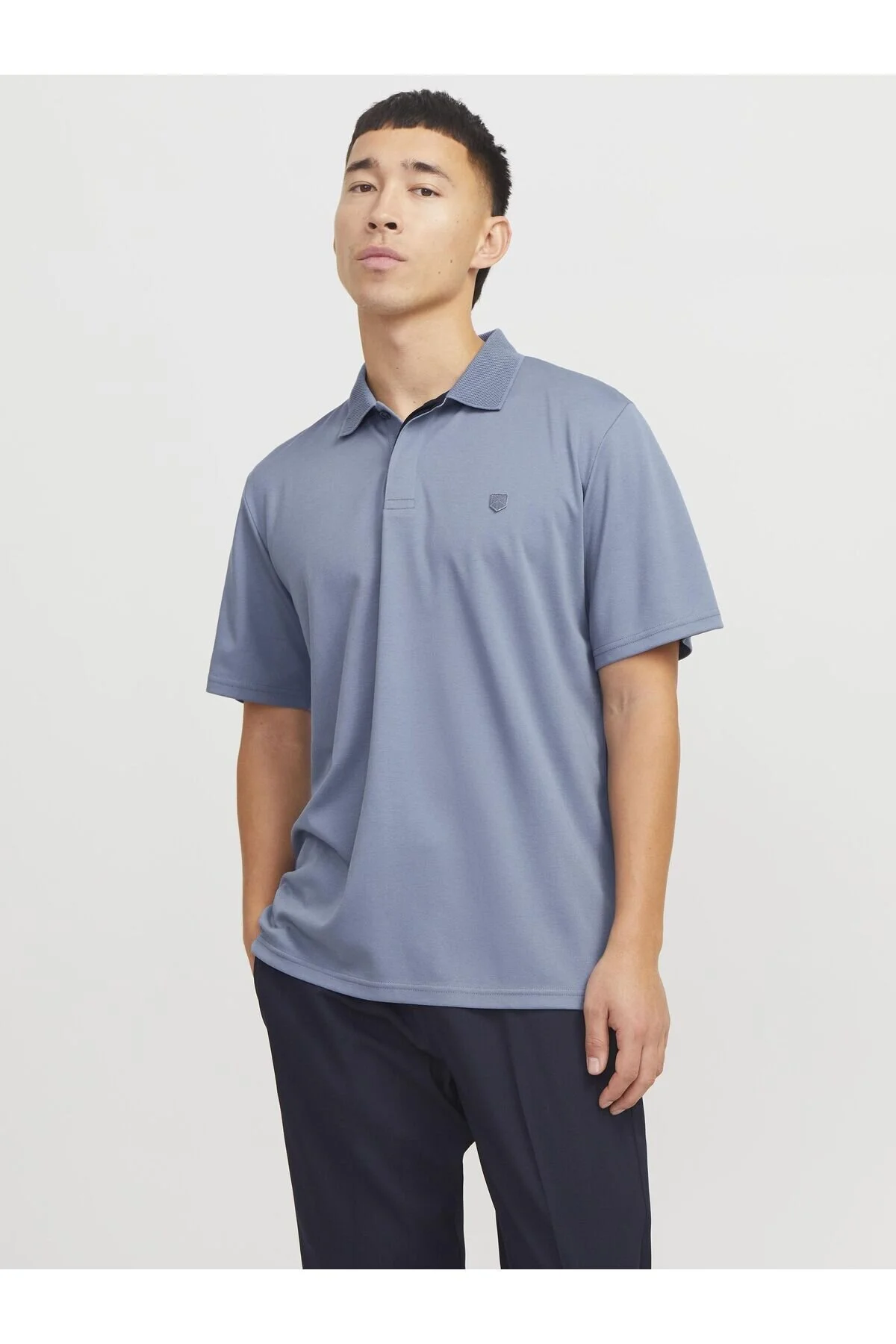 Bild von Jack & Jones Premium Poloshirt Einfarbig Hemdkragen Poloshirt für Herren - L