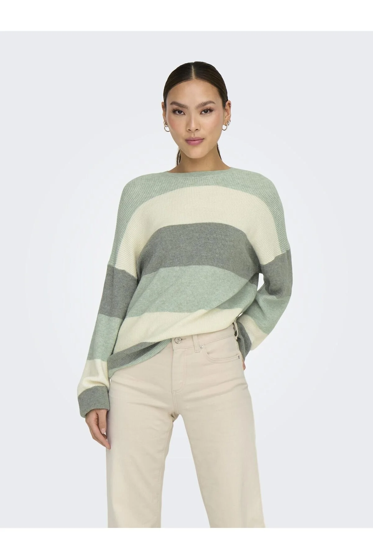 Bild von ONLY Strickpullover »ONLATIA L/S STRIPE PULLOVER KNT NOOS«