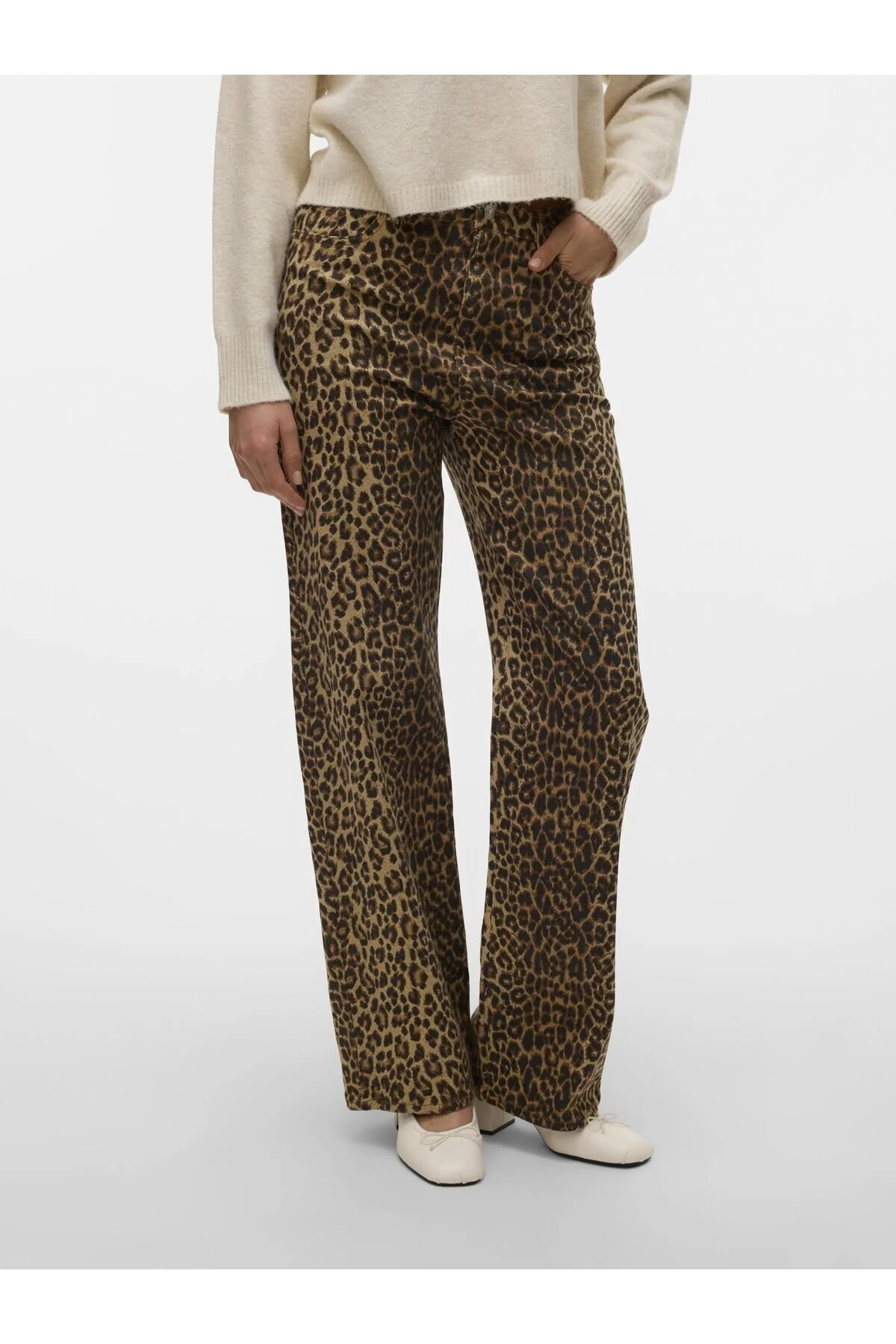 Bild von Vero Moda Weit Geschnittene Vmtessa Hohe Taille Weiter Beinschnitt Jeans für Damen - 28/32