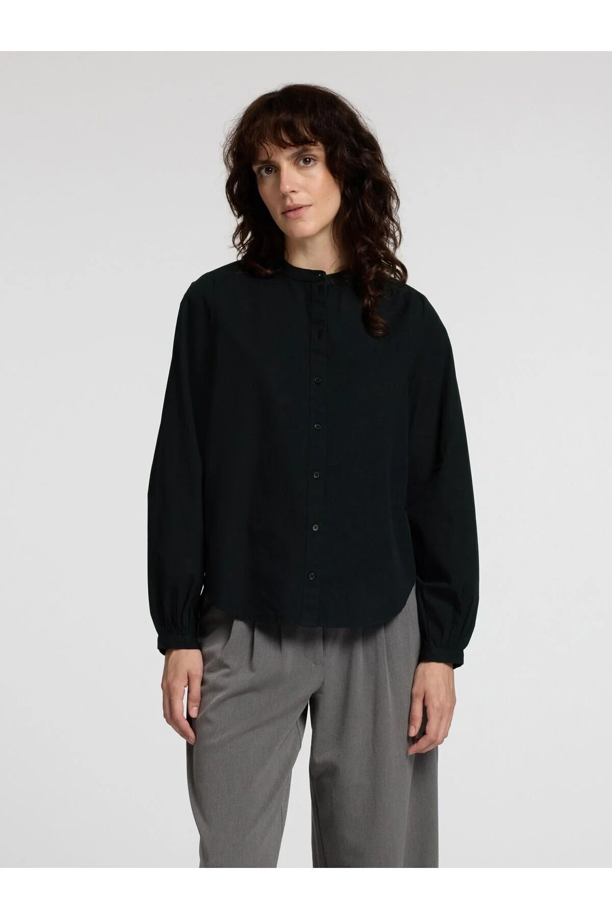 Bild von Selected Femme Langarmhemd 100% Baumwoll für Damen - 34