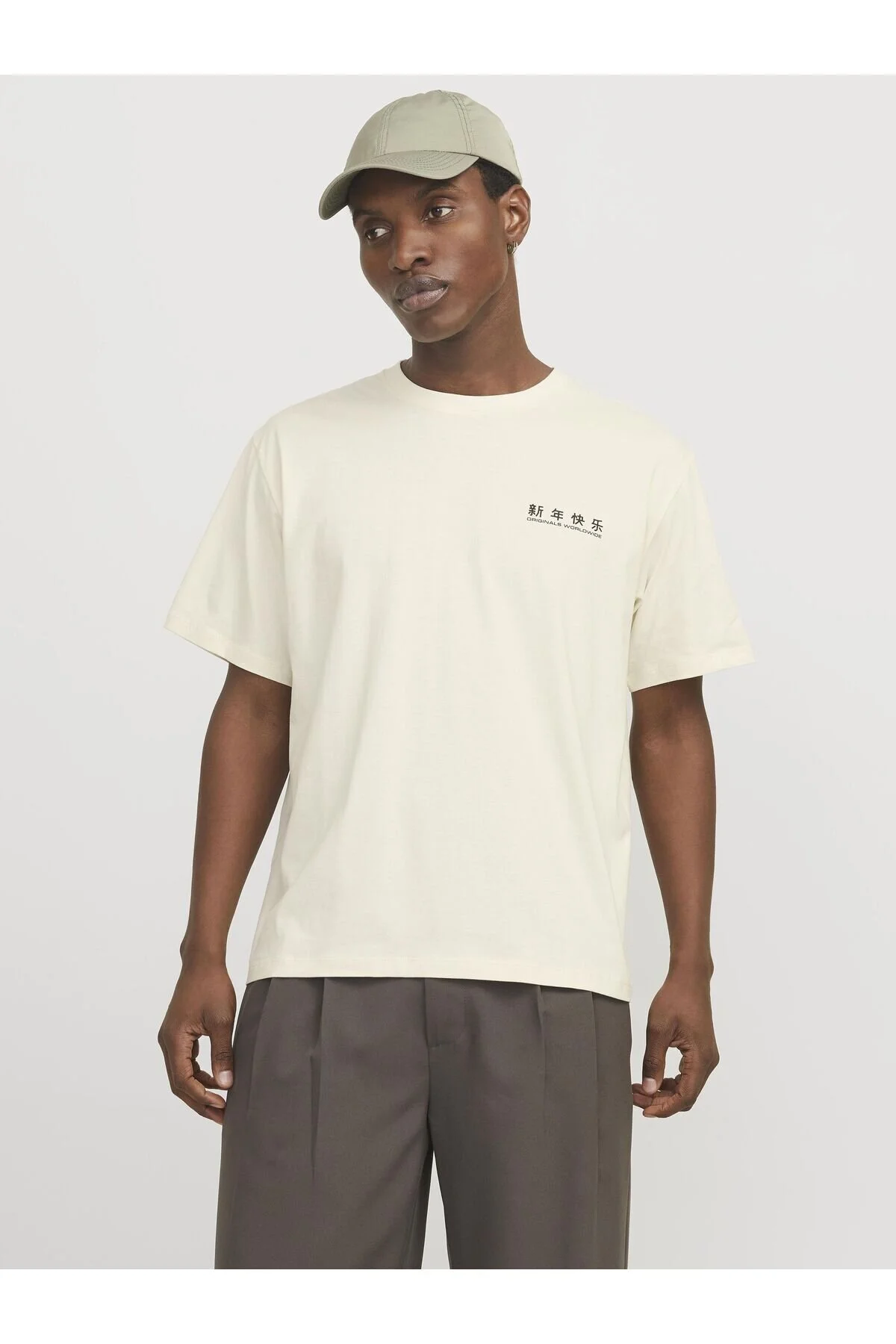 Bild von Jack & Jones T-shirt Rückenprint Rundhalsausschnitt T-shirt für Herren - S