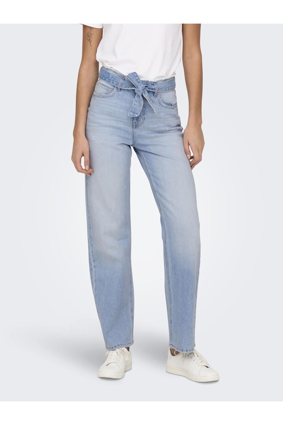 Bild von Only Straight-fit Jeans Onlmaddie Hohe Taille Weiter Beinschnitt Jeans für Damen - 28/32