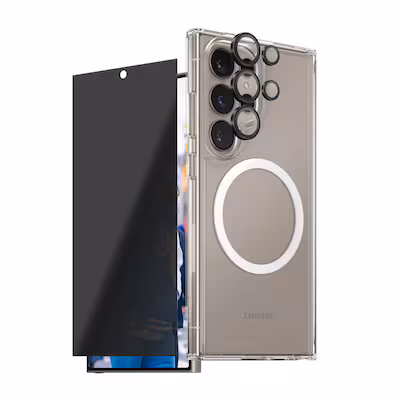 Bild von PanzerGlass CARE by  Flagship 3-in-1 Privacy Set Samsung Galaxy S 2025 Ultra (1 Stück, Samsung Galaxy S25 Ultra), Smartphone Schutzfolie, Transparent