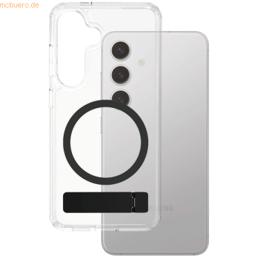 Bild von PanzerGlass CARE by  Feature Case Transparent m. Schwarz Kickstand & Qi Compatible Samsung Galaxy S (Samsung Galaxy S25+), Smartphone Hülle, Transparent