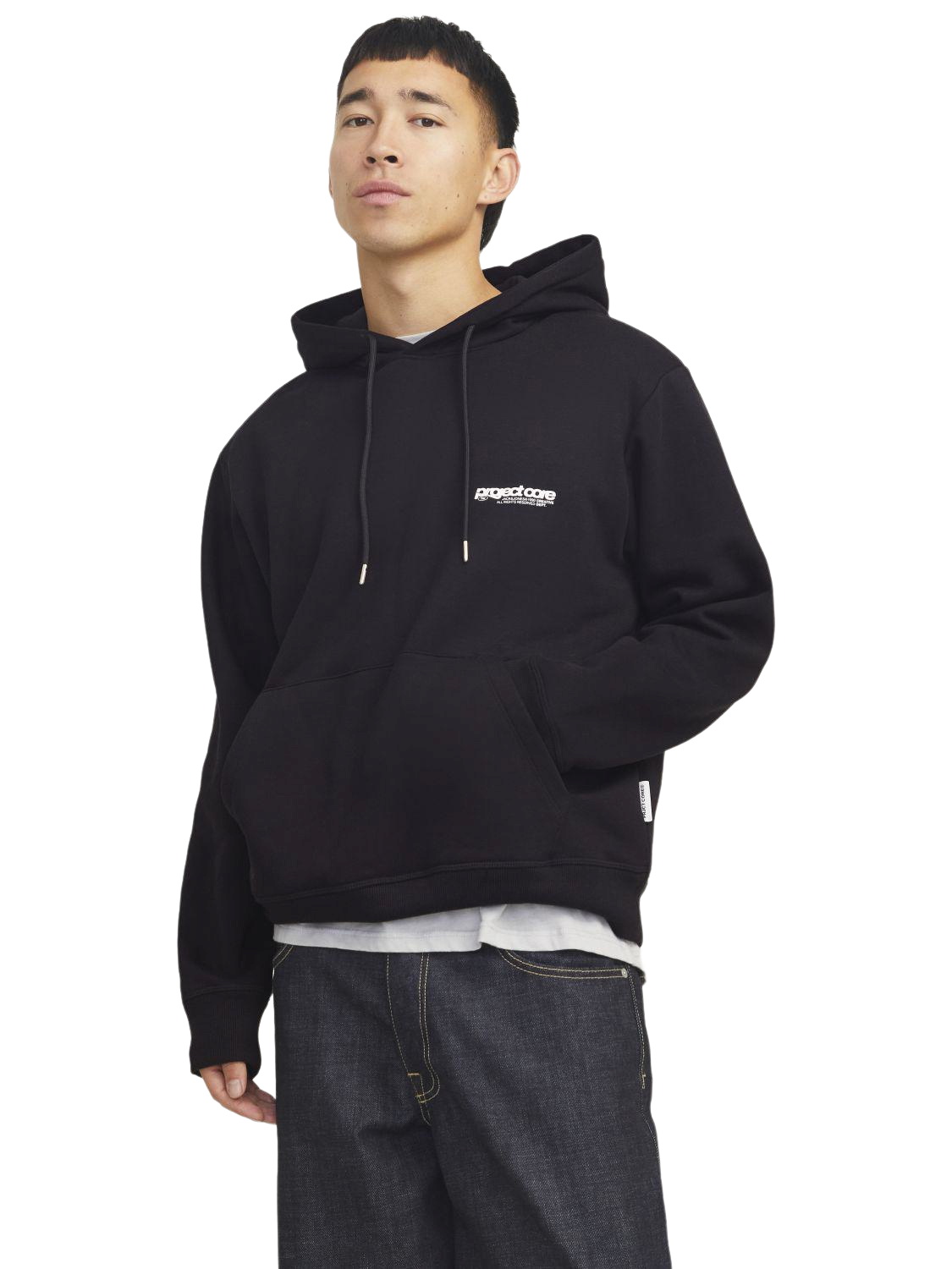 Bild von Jack & Jones Herren Hoodie Kapuzenpullover JCOUNION PRINT SWEAT HOOD- Relaxed Fit