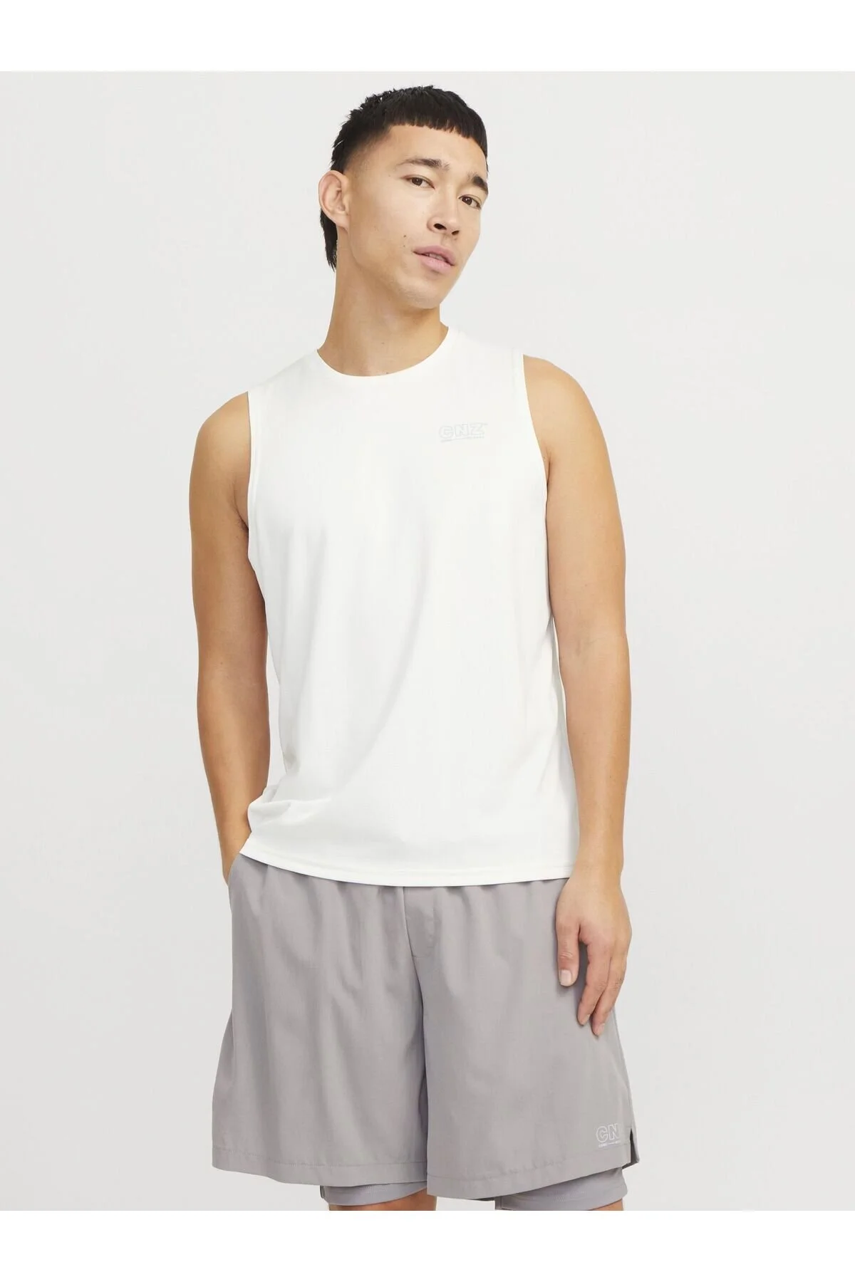 Bild von Jack & Jones Tanktop Gedruckt Rundhalsausschnitt Tanktop für Herren - S