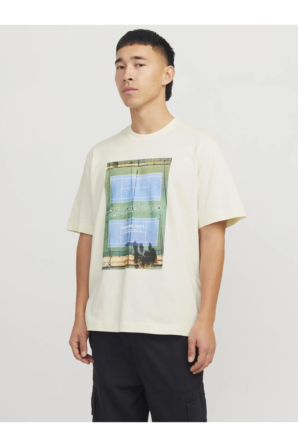 Bild von Jack & Jones T-shirt Gedruckt Rundhalsausschnitt T-shirt für Herren - S