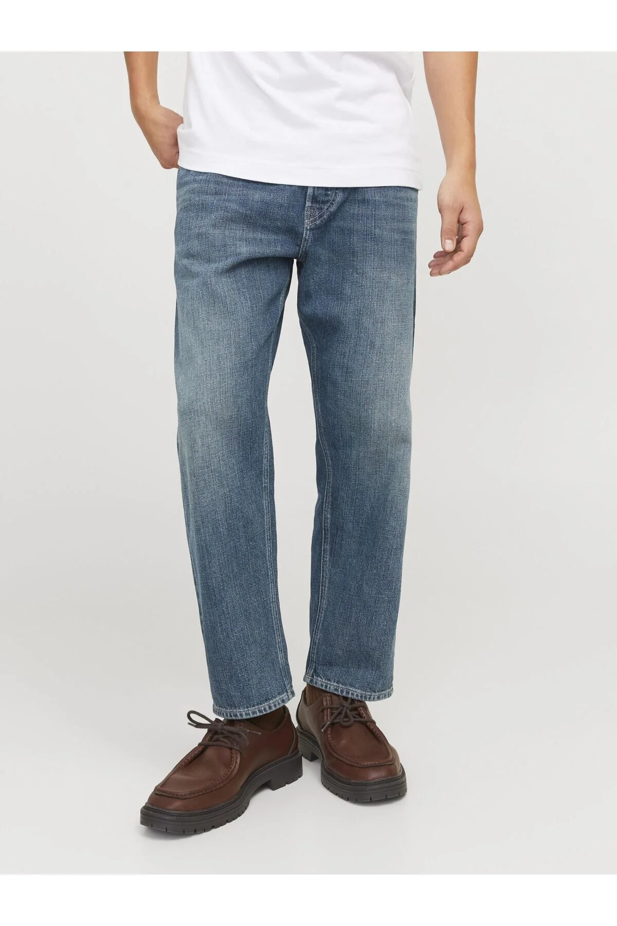 Bild von Jack & Jones Tapered Fit Jeans Jjimike Jjwells Jj 038 Noos Tapered Fit Jeans für Herren - 34/32