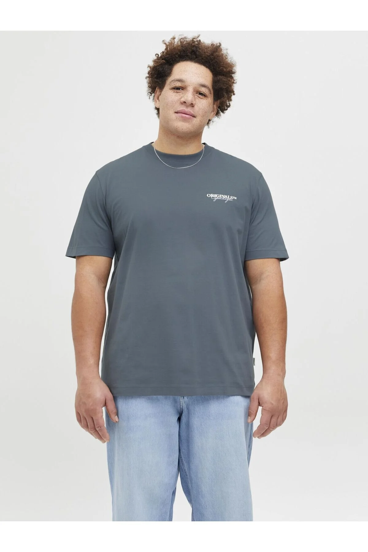 Bild von Jack & Jones Plus T-shirt Plus Size Rückenprint T-shirt für Herren - 7XL