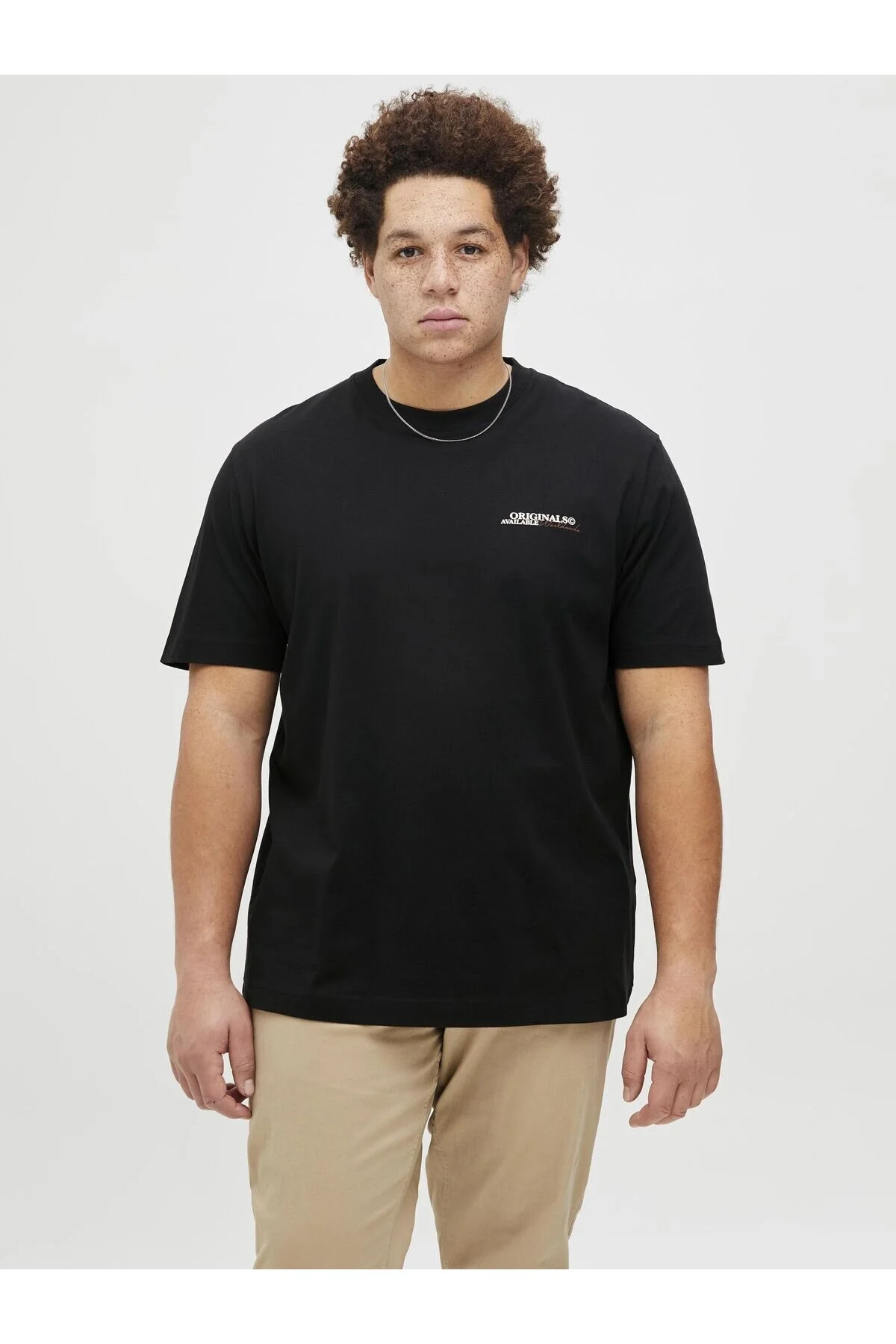 Bild von Jack & Jones Plus T-shirt Plus Size Rückenprint T-shirt für Herren - 7XL