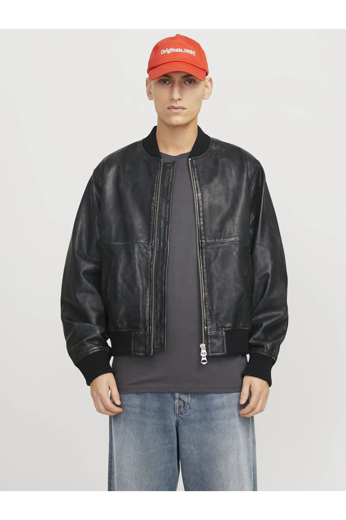 Bild von Jack & Jones Lederjacke Lederjacke für Herren - XL