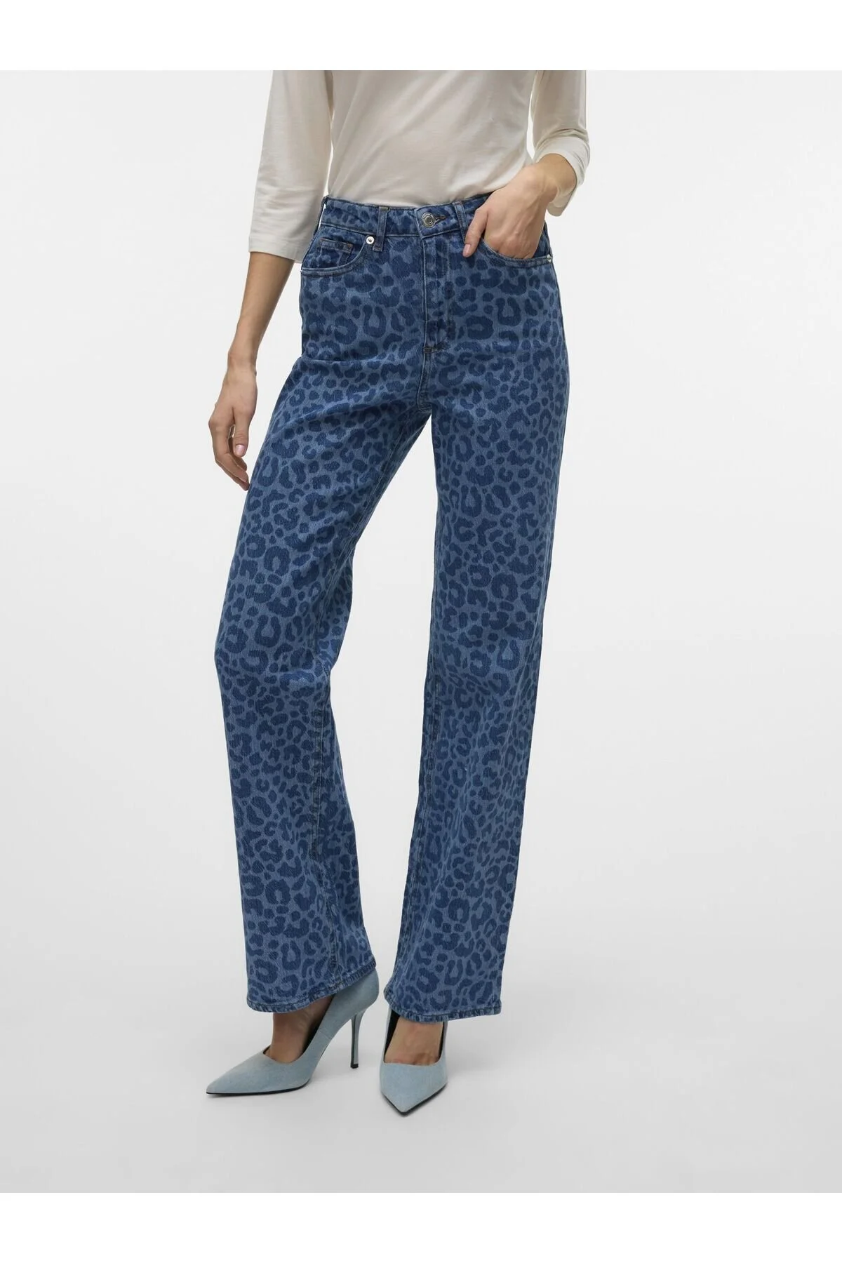 Bild von Vero Moda Weit Geschnitten Vmtessa Hohe Taille Jeans für Damen - 25/30
