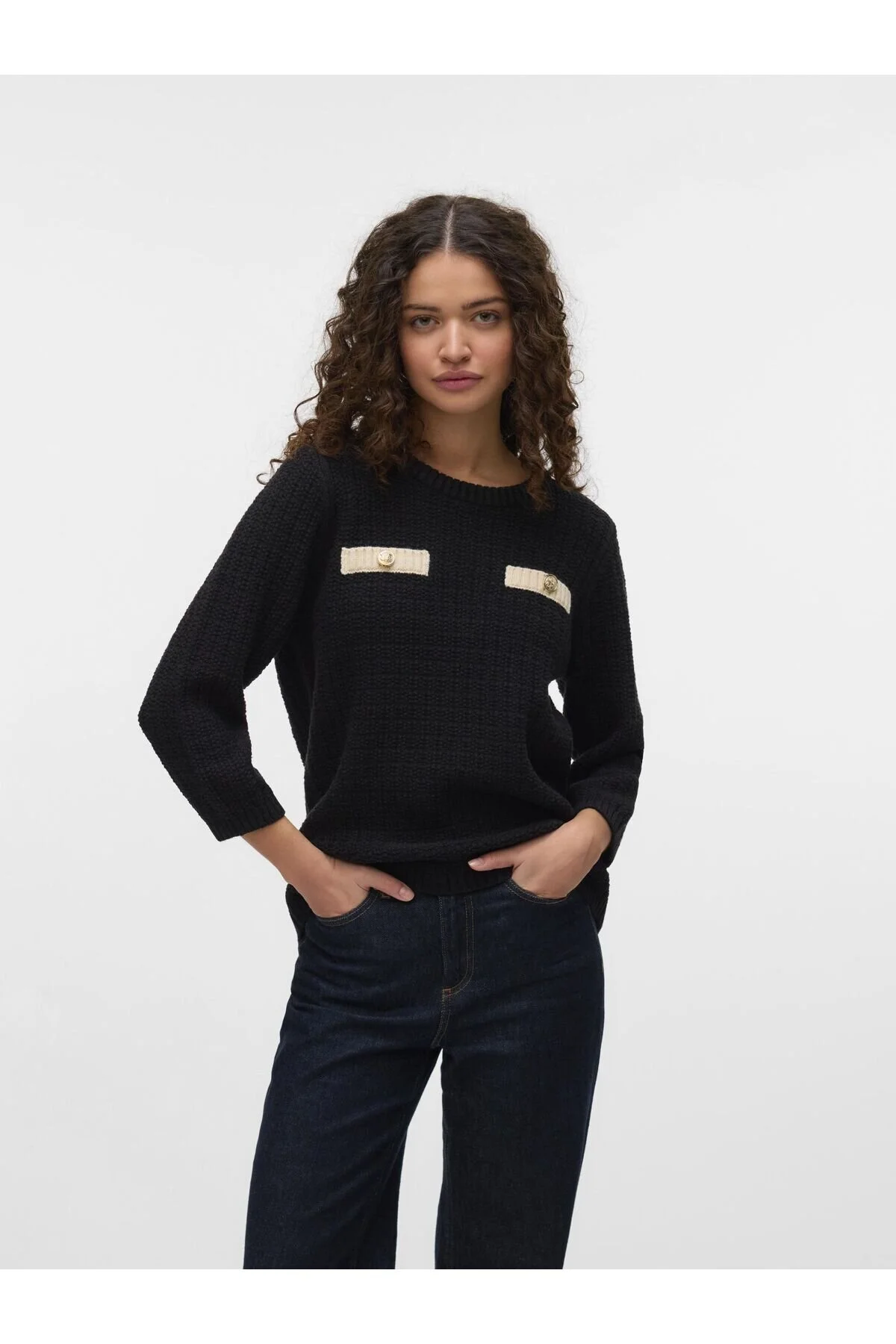 Bild von Vero Moda Strickpullover Vmharper Pullover für Damen - XS
