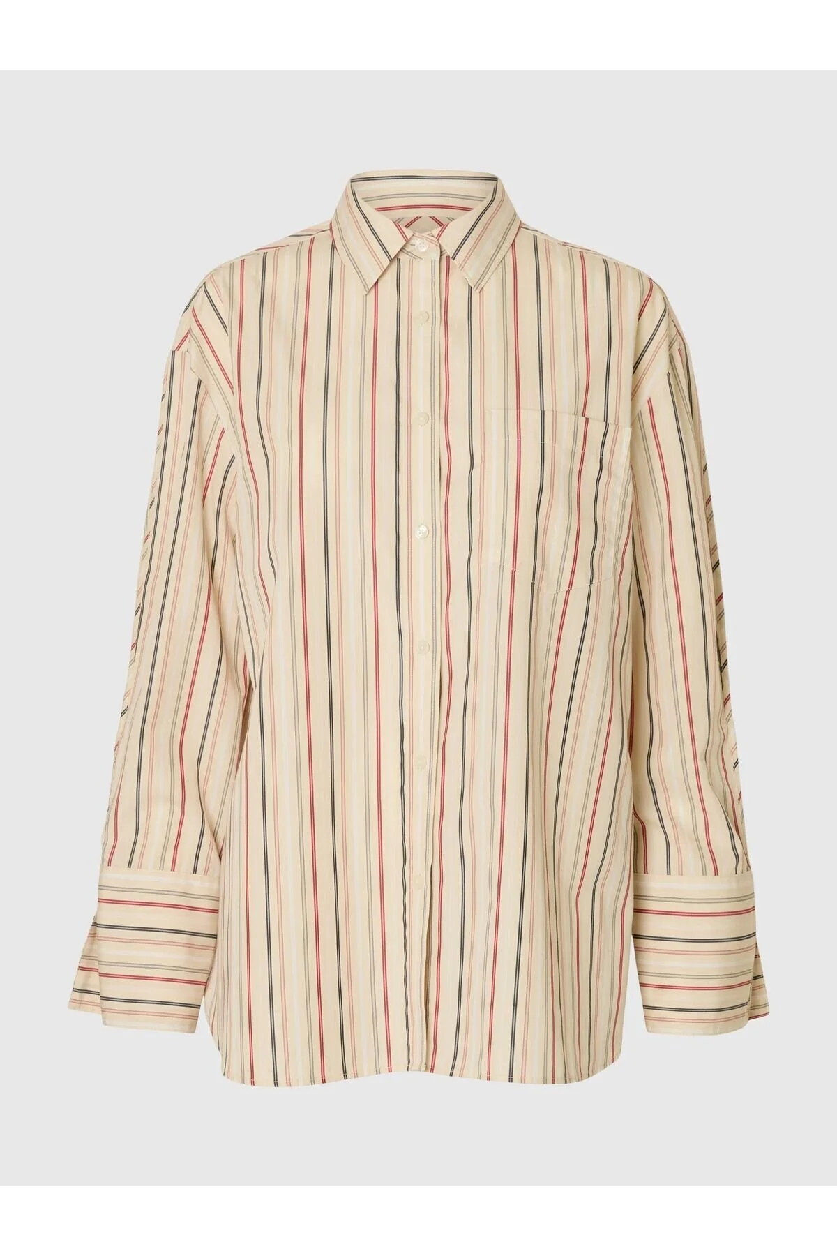 Bild von Selected Femme Streifenshirt Oversized für Damen - 40