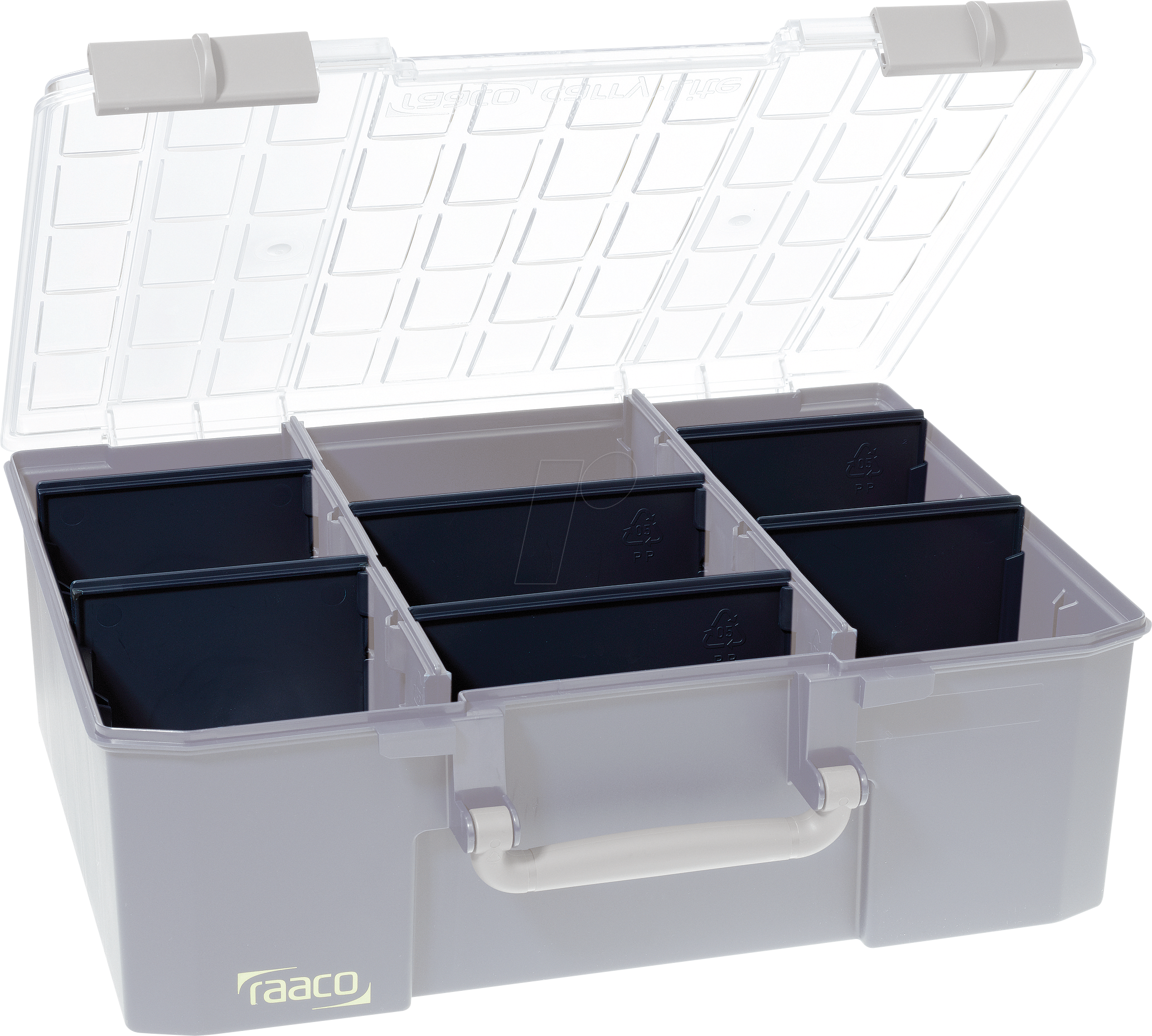 Bild von raaco Sortimentskasten Raaco Trennwand CarryLite 150 4 klein+2 mittel, 136044